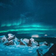 aurora borealis in Iceland