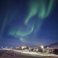 aurora borealis from Greenland